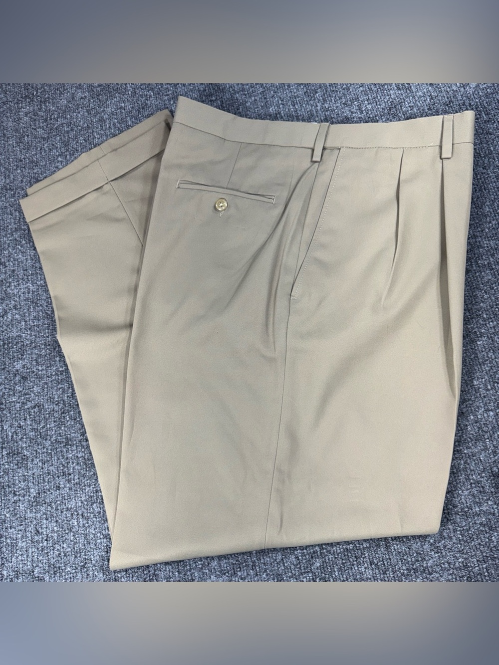 Haggar Classic Fit Super-flex Waistband Mens Pants Slacks 40x31 - Picture 2 of 11
